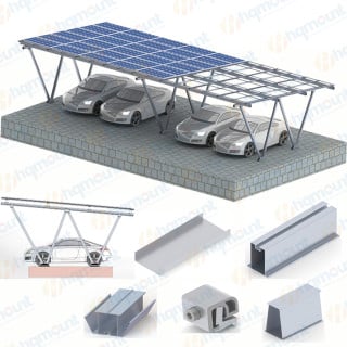 HQ-ASC01 Waterproof Aluminium Solar Carport Structure